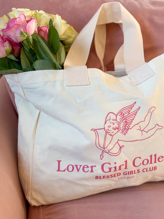 Lover Girl Collection Large Canvas Tote Bag
