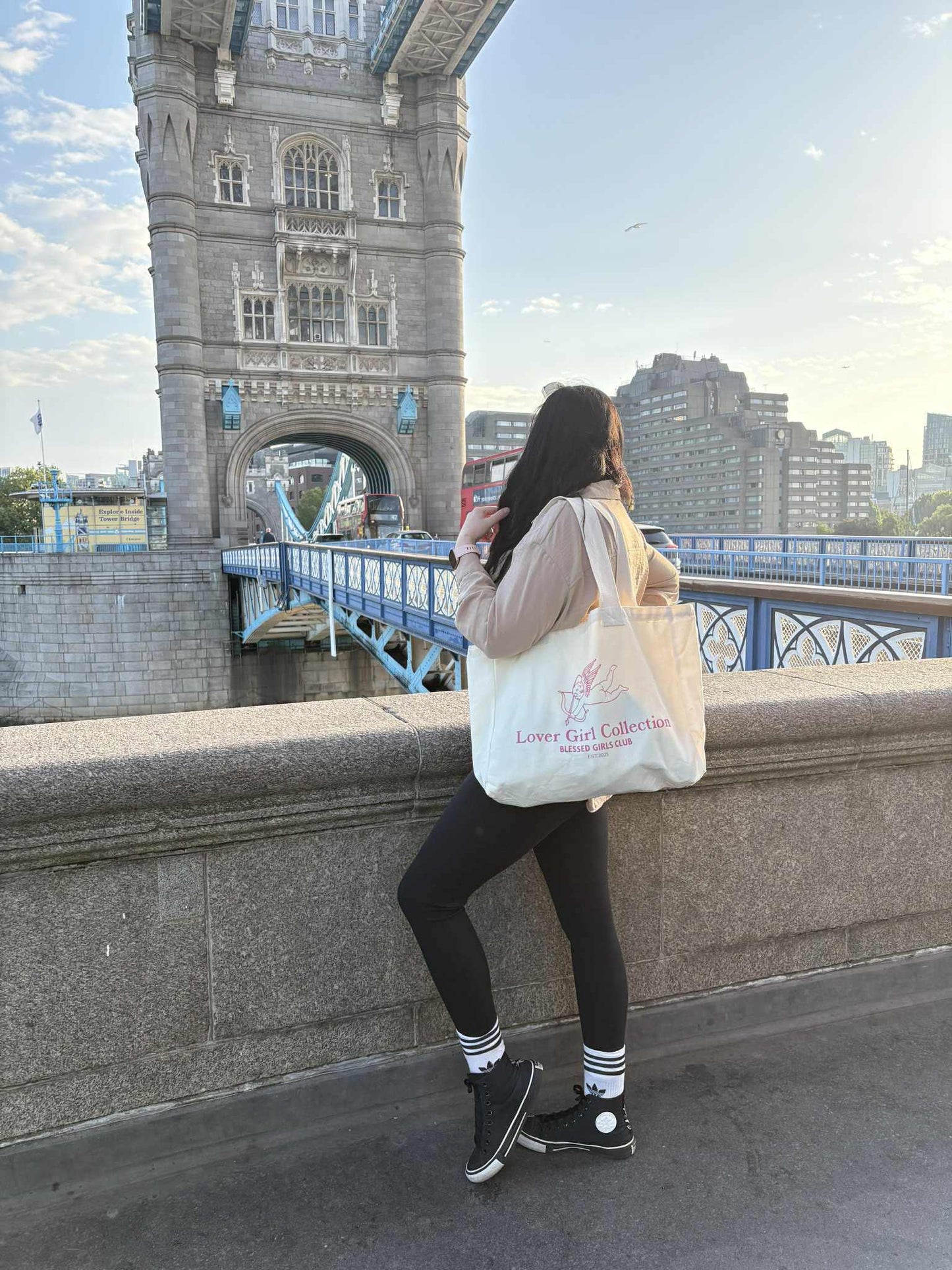 Lover Girl Collection Large Canvas Tote Bag