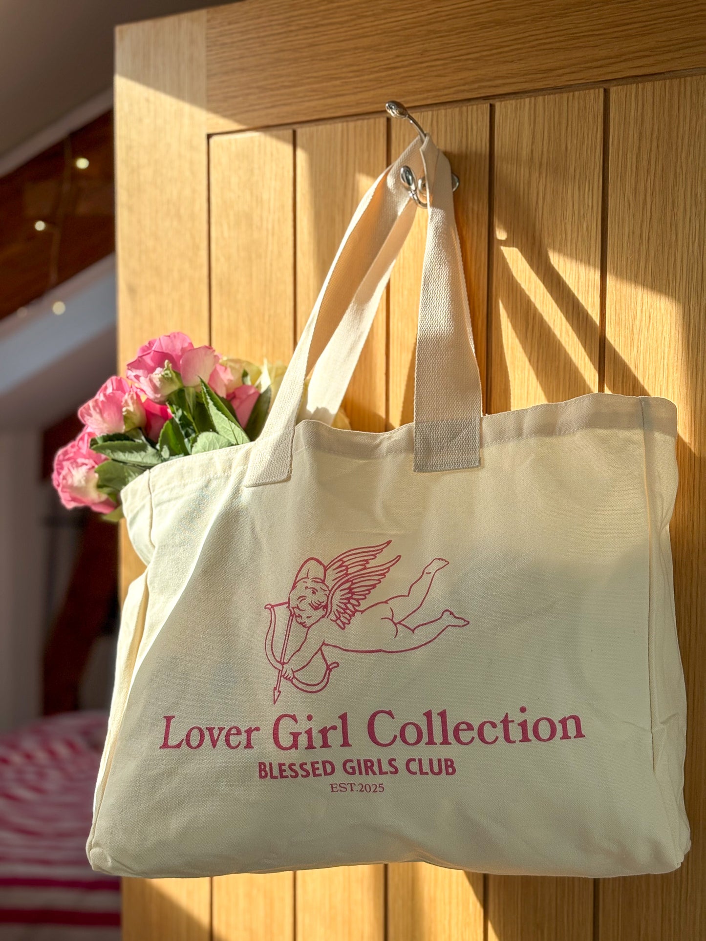 Lover Girl Collection Large Canvas Tote Bag